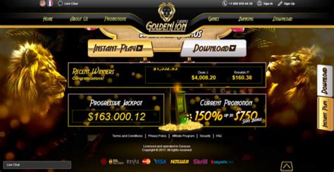Golden Lion Casino Bonus Codes April 2024.